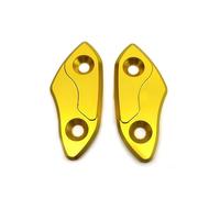 Moto Couvercle de rétroviseur Pour Apr@&ilia RS660 RSV4 RS 660 V4 1100 Moto Pare-brise Cache-rétroviseur Arrière CNC Capuchon Éliminateur De Rétroviseur(Y-4)