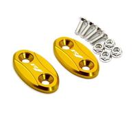 Moto Couvercle de rétroviseur Pour YAM@&AHA YZF R1 2007-2014 Cache Pour Trou De Rétroviseur Arrière Moto(Y-4)