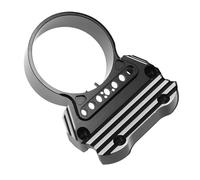 Moto Couvercle D'instruments Compatible Avec Sportster Iron XL 883 1200 Les Instruments Moto Support Montage Du Compteur Kilométrique Couvercle Relocalisation Du Vitesse Jauges(Black A)