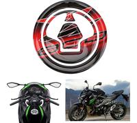Moto - Couverture du réservoir de carburant autocollant de protection résine époxy modification pour Kawasaki Z800 (noir rouge)