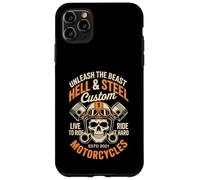 Moto Crâne et Piston Crossbones pour homme Coque pour iPhone 11 Pro Max