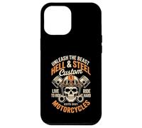 Moto Crâne et Piston Crossbones pour homme Coque pour iPhone 12 Pro Max