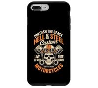 Moto Crâne et Piston Crossbones pour homme Coque pour iPhone 7 Plus/8 Plus