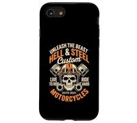 Moto Crâne et Piston Crossbones pour homme Coque pour iPhone SE (2020) / 7 / 8