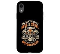 Moto Crâne et Piston Crossbones pour homme Coque pour iPhone XR