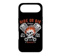 Moto Crâne et Piston Crossbones pour Motard Coque pour iPhone Air