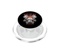Moto Crâne et Piston Crossbones pour Motard PopSockets PopGrip pour MagSafe