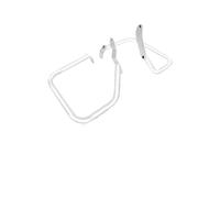 Moto Crash Bar pour Softail Heritage FLSTC 2000-17 Train De Nuit Springer Standard 00-2005 Sacoche Moto Gardes Rail Barre Sécurité Arrière(Saddlebag Guard A)