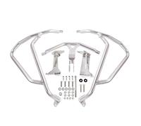 Moto Crash Bars Pour CRF1100L Pour Africa Pour Twin 2020-2022 Barre Protection Contre Les Chutes Cadre Moto Moteur Autoroute(Upper-Silver)