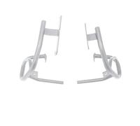 Moto Crashbar pour BMW G310GS G 310 GS G310 GS 2017-2022 Protection Moteur Supérieure Et Inférieure Cadre Acier Inoxydable Protection Pare-Chocs Barre Protection Autoroute Crash Bars(Lower Silver)