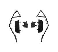 Moto Crashbar pour Sanyang Husky Husky 300 Pare-Chocs Modifié en Acier Inoxydable Antidérapant Alliage D'aluminium Pied Péda Convient Autoroute Crash Bars(Carbon Steel Version)