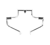 Moto Crashbar pour Softail Heritage Classic FLSTC pour Deluxe Fat Boy FLSTF 2000-2017 Barre De Protection pour Moteur De Moto Compatible avec Autoroute Crash Bars(Chrome)