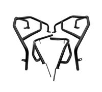 Moto Crashbar pour Suzuki V-Strom 800DE 800 DE 2024 Protection Cadre De Moto Pare-Chocs en Acier Inoxydable Protection De Moteur Barres Protection pour Autoroute Autoroute Crash Bars(Black)