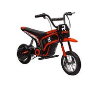 Moto cross électrique dirt bike enfant 350W 12V 2 vitesses 8-16 Km/h rouge noir