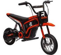 Moto cross électrique dirt bike enfant 350W 12V 2 vitesses 8-16 Km/h rouge noir