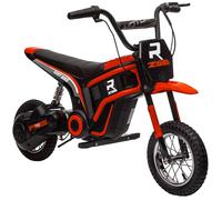 Moto cross électrique enfant - moto électrique enfants - HOMCOM - moteur 350 W, batterie 12V, 8-16 km/h - 119 x 64 x 76,5 cm -