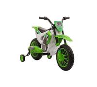 HOMCOM Moto électrique pour enfants à partir de 3 ans vitesse 3-8 km/h vert