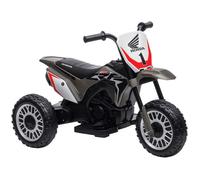 Moto cross éléctrique pour enfant - HOMCOM - licence Honda CRF450RL - 3 roues - batterie 6V - enfants 18-36 mois - gris