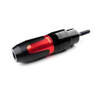 Moto Curseur Échappement CNC Moto Protection Contre Les Chutes pour Royal pour Enfield pour Guerrilla 450 pour Guérilla 450(Rouge)