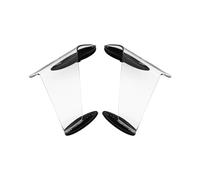 Moto d'air Latéraux Ailes Déflecteur Aileron Avant Fixe pour Moto, Aileron Latéral Inférieur, Aileron Avant pour ZX-10R, ZX-10RR, ZX10-R/RR 2021-2024