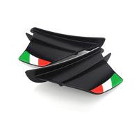 Moto d'air Latéraux Ailes Déflecteur Aileron Latéral Aérodynamique pour Moto YZF R1 R6 R25, pour NI&NJA H2 H2R S1000RR H2, Protection De Carénage ABS
