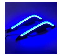 Moto d'air Latéraux Ailes Déflecteur Ailettes Avant De Moto 2X Aileron D'aile Aérodynamique avec Autocollant D'aile Dynamique pour LED pour Carénage De Moto