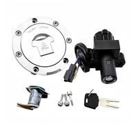 Moto D'Allumage clé Compatible Avec CBR250 Pour MC19 Pour MC22 1988 1989 1990 1991 1992 1993 1994 Kit De Verrouillage De Bouchon D'essence De Commutateur D'allumage De Moto Avec Clé