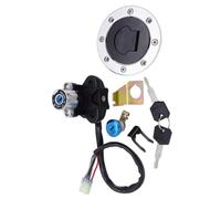 Moto D'Allumage clé Compatible Avec Suzuki Pour DL650 2012-2015 Pour DL1000 2014-2015 Kit De Serrure De Moto Contacteur D'allumage Couvercle Réservoir D'essence Jeu De Clés