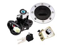 Moto D'Allumage clé Compatible Avec Suzuki Pour GSXR 600 750 K1 K2 Pour K3 1996 1997 1998 1999 2000 Bouchon Réservoir Interrupteur Allumage Pour Verrouillage Siège Mises Niveau Réparations Pièces