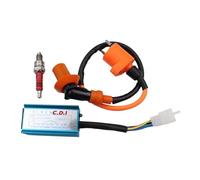 Moto D'allumage Module CDI Bobine d'allumage 5/6 Broches avec boîtier CDI pour GY6 50cc, 70cc, 90cc, 110cc, 125cc, 150cc 139QMB, 152QMI 157QMJ