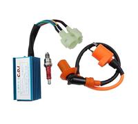 Moto D'allumage Module CDI Bobine d'allumage 5/6 Broches avec boîtier CDI pour GY6 50cc, 70cc, 90cc, 110cc, 125cc, 150cc 139QMB, 152QMI 157QMJ