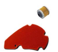 Moto De Décapant De Filtre À Air Pour Jincheng Pour Jc200t-A Pour Jc200t-8 Pour Jc200t-A-8 Filtre À Air À Haut Débit Pour Moto Filtre À Huile En Éponge(2 pieces)