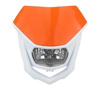 Moto De Phare Avant pour WR450 pour Enduro Phare De Moto, Accessoires De Lampe Halogène Universelle Phare De Motocross(Orange White)