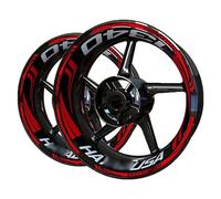 moto décalcomanie moyeu Pour S&uzuki Pour Hayabusa 1340 Autocollant Jante Roue Autocollant Moto Décalcomanies de roue (Color : 3)