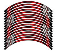 moto décalcomanie moyeu Pour Trident 660 Pour TRIDENT 660 Autocollants Roue Autocollant Moto Autocollant Jante Roue Décalcomanies de roue (Color : 2)