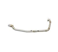 Moto D'échappement Acier Inoxydable D'échappement Moto 51mm Sans Lacet Pour Suzuki Pour GSXS150 Pour GSX150R Pour GSXR150 Silencieux Rond De Tuyau Central Avant