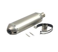 Moto Déchappement Pot d'échappement Universel Arrow 51 mm pour Moto, Silencieux modifié DB Killer, Compatible pour R3, R6, MT07, GSX750R et CBR1000 (pièces de Montage incluses)