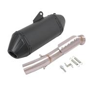 Moto D'échappement Pour CF MOTO Pour 800MT Pour CF 800-5A Silencieux D'échappement Tuyau Liaison Intermédiaire Système Complet Tuyau Modifier Sans Lacet(Noir)