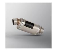 Moto Déchappement Tube Silencieux Silencieux D'échappement Universel 51 Mm pour Moto, 310/370/440 Mm, pour Scooter, Quad, 100/1000 CC, pour Fz6, Px125, Xsr155