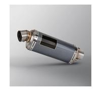 Moto Déchappement Tube Silencieux Silencieux D'échappement Universel 51 Mm pour Moto, 310/370/440 Mm, pour Scooter, Quad, 100/1000 CC, pour Fz6, Px125, Xsr155