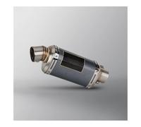 Moto Déchappement Tube Silencieux Silencieux D'échappement Universel 51 Mm pour Moto, 310/370/440 Mm, pour Scooter, Quad, 100/1000 CC, pour Fz6, Px125, Xsr155