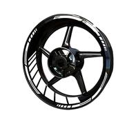 Moto décoration décalcomanie Autocollants Moyeu Moto 17 Pouces 16 Pièces/feuille Auto-adhésifs Imperméables Modification Jante Roue Scooter DIY Bricolage