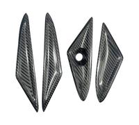 Moto Déflecteur Couvercle de Protection carénage du Panneau latéral en Fibre Carbone, Bloc Collision adapté pour Triumph Street Triple 765 R RS 2017 - 2021 2022 2023(Twill Glossy -3)