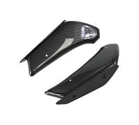 Moto Déflecteurs Kit d'ailes Aérodynamiques Moto pour Kawasaki ZX10R ZX-10R 2011 - 2020, Aile De Carénage À Ailes Fixes(Carbon Look Black)