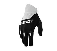 MOTO DEVO BLACK GLOVES BLACK/WHITE SIZE 10