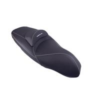 Moto Discovery Housse de Selle Compatible avec Kymco Xciting 400i 2013-2021 Noire avec Coutures Blanches