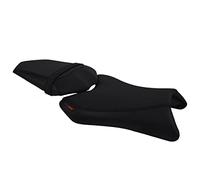 Moto Discovery Housse de Selle Compatible avec Yamaha FZ1-N Fazer 2006-2015 Noire avec Coutures Noires