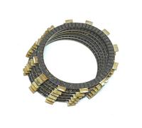 Moto Disque friction d'embrayage Kit de disques de friction d'embrayage 6 pièces pour DF200E 1997-1999 DR200 1986-1988 DR200SE Jebel 1996-2013 TV125 Wolf 1992-1995