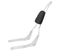 Moto Dossier Coussinet Coussin De Siège Pour Dossier Moto Sissy Bar Pour Pour Shadow Aero 750 VT750C 2004-2022, Pour Passager Arrière Amovible Sissy Bar Passager(Argent)