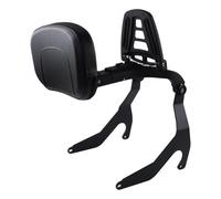 Moto Dossier Coussinet Porte-bagages Et Dossier Passager Pour Moto Pour BMW R 18 B R18 R18B 2021 2022 2023 2024 2025 Avec Coussin De Support Bagages Amovible Sissy Bar Passager(Noir)